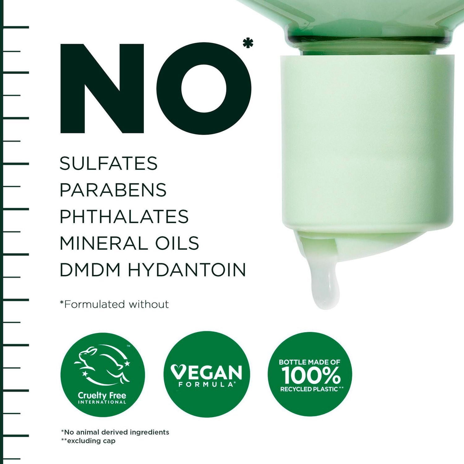 Garnier Fructis Hair Filler + Vitamine C Shampooing Réparateur Fortifiant Sans Sulfates, pour Cheveux Faibles et Abîmés, jusqu'à la Casse & 79 % de Force en Plus