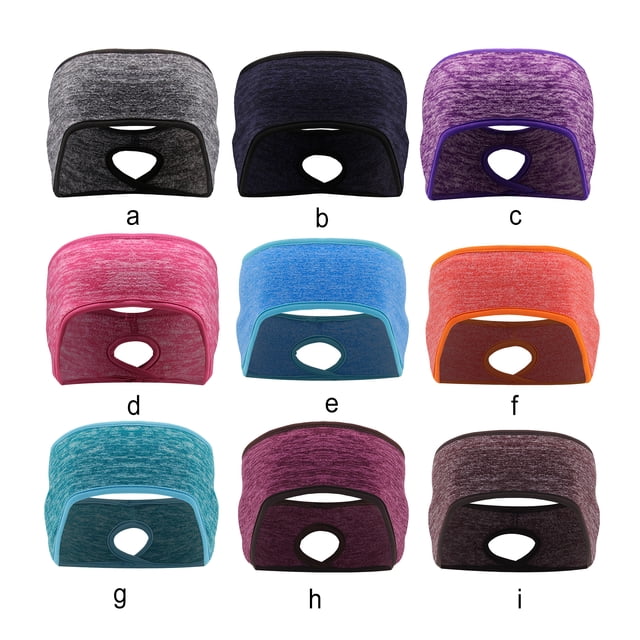 Chauffe-oreilles pour Femmes Confortables Couvre-Oreilles Simples Bandeau Chaud pour Adultes Coussinets pour Usage Extérieur Violet