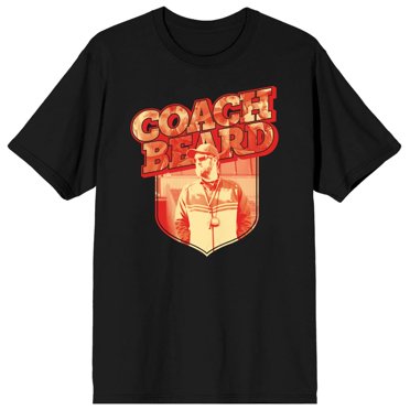 Ted Lasso Coach Beard Black T-Shirt