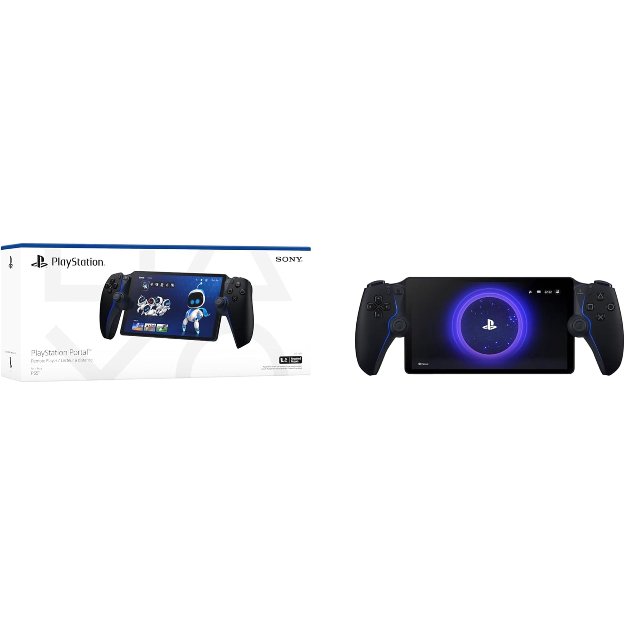 Restored PlayStation Portal Remote Player Midnight Black - Open