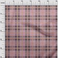 thumbnail image 2 of oneOone Georgette Viscose Fabric Tartan Check Printed Craft Fabric BTY 42 Inch Wide, 2 of 4