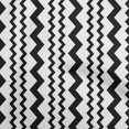 thumbnail image 1 of oneOone Viscose Chiffon Black Fabric Vertical Chevron Craft Projects Decor Fabric Printed By The Yard 42 Inch Wide, 1 of 4