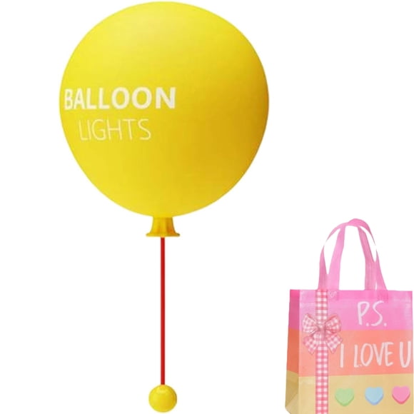 Applique Murale Ballon 1 Pce, Lampe de Nuit en Silicone Rechargeable avec Minuterie pour Déco de Chambre et Couloir