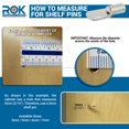 thumbnail image 5 of 1000 Pack Rok Hardware Heavy Duty 3/16"" (5mm) Shelf Pin Spoon Shaped Cabinet Support Pegs Holder Metal Nickel Finish - ROKSP5N, 5 of 5