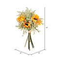 thumbnail image 2 of Vickerman FR190778 14 in. Yellow Sunflower Succulent Bouquet, 2 of 2