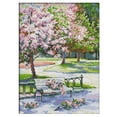 thumbnail image 1 of Cross Stamped Kits 14CT Printed Embroidery Cloth Needlepoint Kits Easy Patterns for Beginners 10.63 x 12.99 Inch, 1 of 5