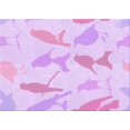 thumbnail image 1 of Ahgly Tapis Rectangulaire Lavable en Machine Intérieur Transitionnel Violet Violet, 3 Pieds x 5 Pieds, 1 of 7
