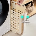 thumbnail image 4 of Ohufall Wall Hanging Foldable Dirty Laundry Basket Large Capacity Hole-less Design For Home Bathroom Clothes Storage Laundry Basket Storage Basket Collapsible Laundry Baskets, 4 of 8