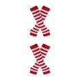 thumbnail image 3 of Maytalsory Bas Épais et Confortables en Polyester Faciles à Assortir Rouge et Blanc 2Set, 3 of 6