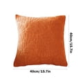 thumbnail image 3 of Fall Pillow Covers 40 cm x 40 cm Decorative Cushion Covers for Couch with Hidden Zipper Polyester Fabric, 3 of 6