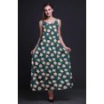 thumbnail image 3 of Bimba Robe Longue Décontractée en Rayonne Florale pour Femmes Bretelles Spaghetti Maxi Robe d'Été-TTTG, 3 of 4