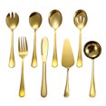thumbnail image 1 of Stainless Steel Tableware Shared Set Fork Spoon Butter Cake Shovel Service Spoon Fork Soup Leakage, 1 of 3