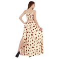 thumbnail image 4 of Bimba 2 Pcs Robe de Plage Sexy pour Femmes Imprimée Smockée Crop Top & Longue Jupe Ensemble, 4 of 7