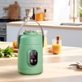 thumbnail image 5 of Multifunctional Portable Slow Cooker with Ceramic Glaze Inner and Steamer for Cooking Soup Rice Porridge, 5 of 5