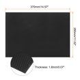 thumbnail image 2 of Unique Bargains 2Pcs Rubber Sole Sheet 1.8mm Thick Repair NonSlip Replacement Pad for Shoes Bottom Repairing, Black, 2 of 5