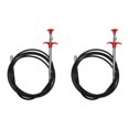 thumbnail image 1 of KAKOWELY 2Pcs Drain Remover Cleaning Tool Multifunction Drain Bendable Pipe Dredging Tool,98.43"X0.39"X0.39", 1 of 5