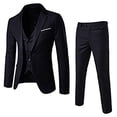 thumbnail image 1 of Veste de Complet pour Homme + Gilet + Pantalon de Complet Ensemble Trois Pièces, 1 of 6