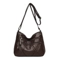 thumbnail image 1 of Small Crossbody Bag Soft Leather Shoulder Bag, Mother Bag, Women's Multi Compartment Crossbody Bag, Large Capacity Soft Leather Bag Small Shoulder Bag, 1 of 1
