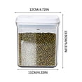 thumbnail image 2 of Divers Grains Orge Nouilles Bocal de Rangement Noix Bonbons Bocal de Rangement Sec Transparent Boucle Bocal de Rangement Sec, 2 of 2