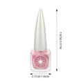thumbnail image 2 of Water Based Nail Polish Micro Glue Quick Drying Non Baking Durable Non Peelable Student Sequins Fine Flash Manicure Set 7.5ml, 2 of 2