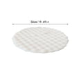 thumbnail image 3 of ABPWLY Round Plush Area Rug, 50x50cm Soft Shaggy Carpet for Bedroom Living Room, Non-Slip Backing, Multiple Colors, 19.69x19.69 Inches, Machine Washable, 3 of 5