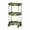 Green, variant on Feltree 3-Tier Rolling Storage Cart with Wheels for Home Kitchen Dorm Living Room Organizer Mobile Utility Rack