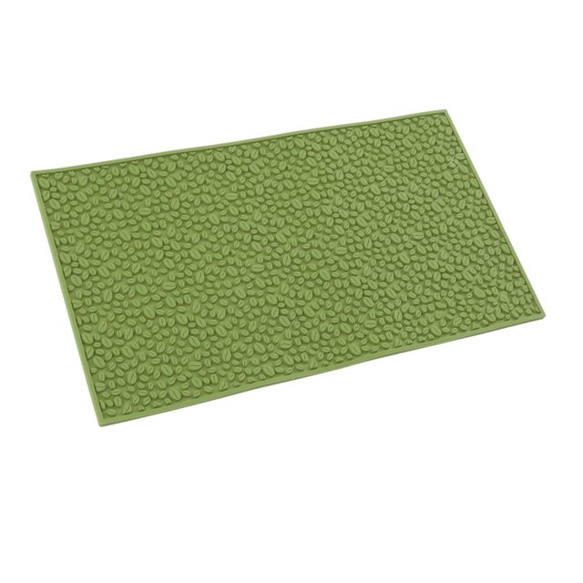 Service Mat, Odorless PVC Coffee Bar Mat Robust Dishwasher Safe For Cafe Grey,Yellow,Black,Brown,Green