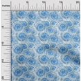 thumbnail image 2 of oneOone Cotton Flex Medium Blue Fabric Ocean Craft Projects Decor Fabric Printed By The Yard 40 Inch Wide, 2 of 4
