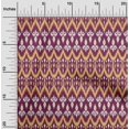 thumbnail image 1 of oneOone Viscose Jersey Fabric Damask & Chevron Ikat Print Fabric BTY 60 Inch Wide, 1 of 5