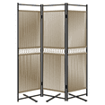 thumbnail image 2 of HOMETRENDS Maréla 64" x 65" Black Metal Outdoor Privacy Screen, 2 of 11