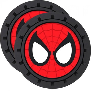 Spider-Man 810256 Spider-Man Eyes Car Cup Holder Coaster - Pack of 2