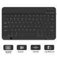 thumbnail image 2 of Mistaha Étui Protecteur Détachable pour Tablette avec Clavier Bluetooth pour Samsung Galaxy Tab A9/A9 Plus - Prise en Charge Stable, Fente pour Stylet, Cuir PU - Noir, Compatible avec SM-X210/X216/X218 - Léger &, 2 of 6