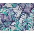 thumbnail image 5 of oneOone Polyester Spandex Turquoise Green Fabric Leaves Craft Projects Decor Fabric Printed By The Yard 56 Inch Wide, 5 of 5