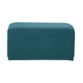 thumbnail image 3 of Foot Stool Change Storage Ottoman Padded Footrest Dressing Makeup Stool Seat Cover , Blue_2, 3 of 8
