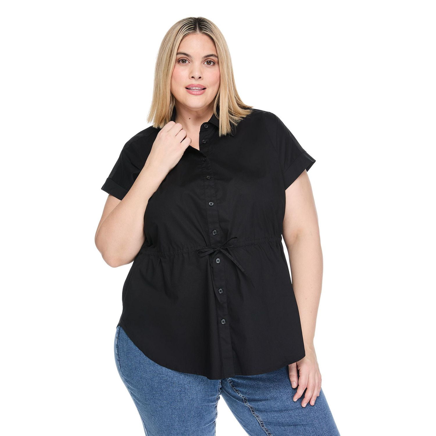 Chemise cintrée à la taille Lane Bryant Plus pour femmes