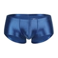 thumbnail image 3 of Men's Underwear Breathable Sheer Shiny Low Rise Briefs for Daily Comfort and All-Season Wear, 3 of 3