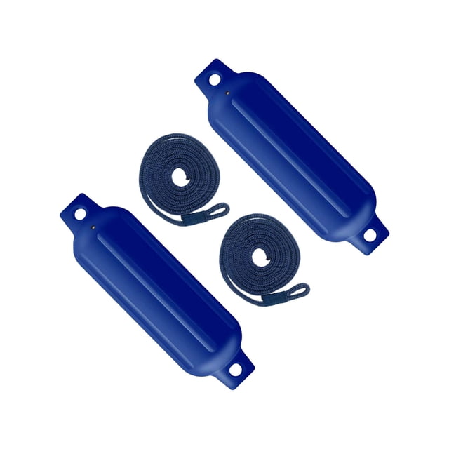 ZLight 2x Boat Fenders 6mm x 1.5M Collision PVC Anti Ropes for Docking Pontoon Blue G0 Blue Rope Rope 6x1.5m