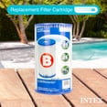 thumbnail image 3 of Intex 29005E Easy Ensemble Type B Cartouche de Pompe de Filtre de Remplacement pour Piscine, Lot de 4, 3 of 12