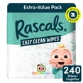 thumbnail image 1 of Rascals Easy Clean Baby Wipes, Multipack, 240 Count, 1 of 11