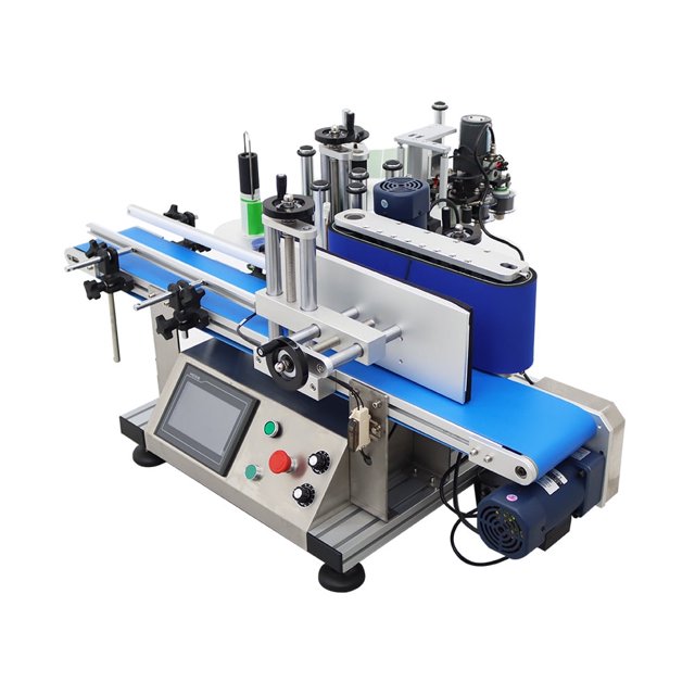 LT-150 Automatic Desktop Conveyor Round Bottle High Speed Marking and Labeling Machine Conveyor Labeler 110V