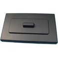 thumbnail image 1 of Ice Cream Machine Top Hopper Lid Black Plastic Rectangular Cover , Compatible With Ocean Power Ice Cream Machine Parts, 1 of 2