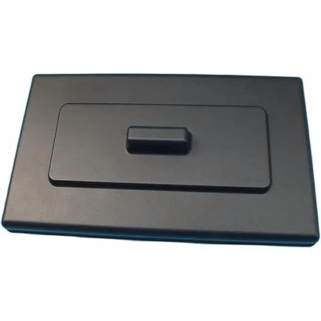 Ice Cream Machine Top Hopper Lid Black Plastic Rectangular Cover , Compatible With Ocean Power Ice Cream Machine Parts