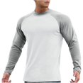 thumbnail image 1 of RXIRUCGD Pull Décontracté Mode pour Hommes Couleur Unie Manches Longues Col Rond, Gris, Taille : 3TG, 1 of 5
