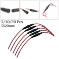 thumbnail image 4 of Support de Fusible en Verre Rond en Ligne AGC Anti-Éclaboussures Type Vis 5x20mm pour 22AWG, 4 of 5