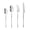 Silver, variant on 4 Piece Stainless Steel Flatware Set with Steak Knife Fork Spoon and Salad Fork Ergonomic Handle Cutlery Set for Dining Dishwasher Safe Silverware for Home Kitchen Restaurant Use Tableware Utensils