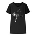 thumbnail image 2 of Birdeem T-Shirts à Col en V pour Femmes Mode Confortable Blouses Féminines Hauts, 2 of 6