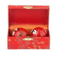 thumbnail image 3 of bedienty 2 Pieces Massage Balls with Storage Balls Box Baoding for Middle Aged People Fu Word Blue Panda Red Diameter 42mm, 3 of 6