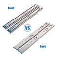 thumbnail image 2 of VESLA HOME 5 Pairs 16 Inch Soft Close Drawer Slides 3-Section Full Extension Metal Ball Bearing 110 LB Capacity Side Mount Slow Close Cabinet Drawer Hardware Slide Runner, 2 of 5
