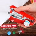 thumbnail image 1 of Qonioi Mini Sewing Machine, Portable Handheld Sewing Tool for Clothes Repair, Quick Fix Sewing Kit for Curtains Pants Hems, Manual Mini Sewer for Home Travel Emergency Mending, 1 of 7
