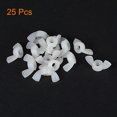 thumbnail image 3 of Unique Bargains M4 Wing Nuts Butterfly Nut Nylon Hand Twist Tighten Fasteners White 25 Pack, 3 of 5